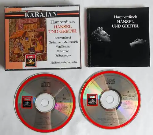 2CD Box Humperdinck: Hänsel und Gretel (EMI) Karajan Schwarzkopf Grümmer....