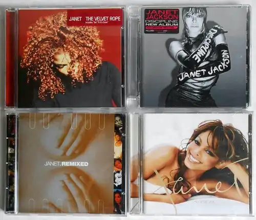 4 CD´s  Janet Jackson    - Sammlung -