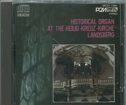 CD Historical Organ At Heilig Kreuz Kirche Landsberg (Denon) Japan 1984