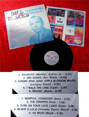 LP Bill Black Greatest Hits Vol 2