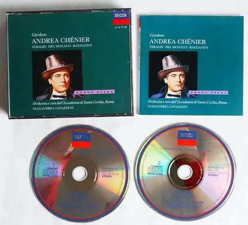 2CD Box Giordano: Andrea Chénier (Decca) 1990