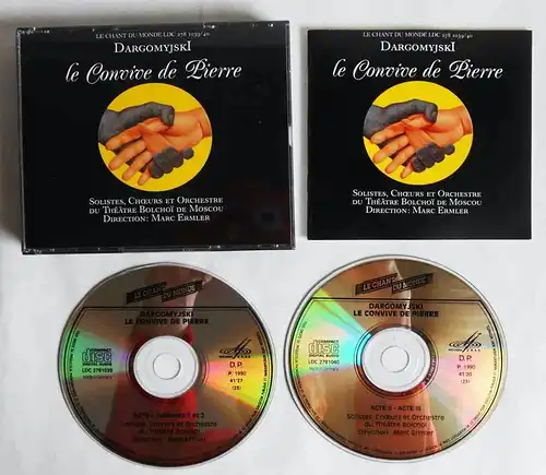 2CD Box Dargomyski: Le Convive de Pierre (Le Chant du Monde) 1977