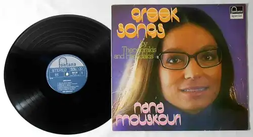 LP Nana Mouskouri: Greek Songs (Fontana 6444 100) NL