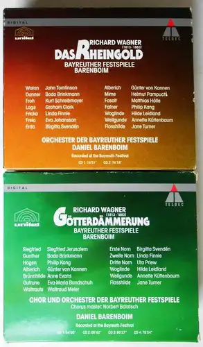 6 CD Boxen Richard Wagner (Teldec) - Sammlung -