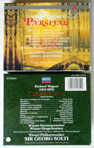 6 CD Boxen Richard Wagner (Teldec) - Sammlung -