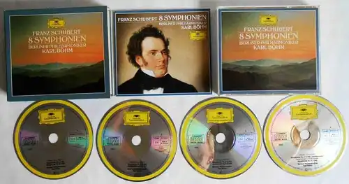 4CD Box Schubert: 8 Symphonien - Karl Böhm (DGG)