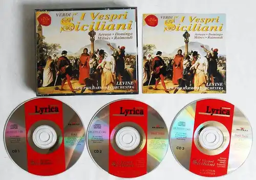 3CD Box Verdi: I Vespri Siciliani (RCA) James Levine