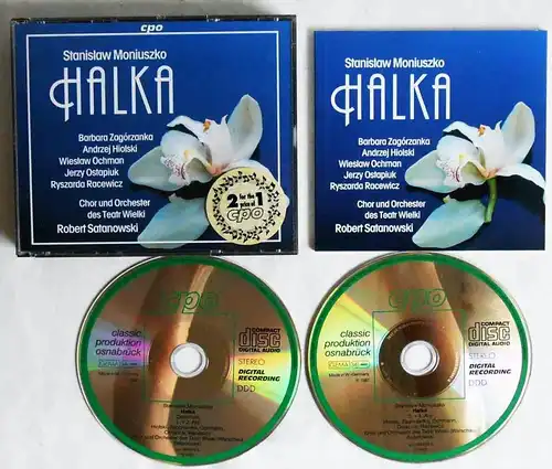 2CD Box Stanislaw Moniuszko: Halka (CPO) 1987