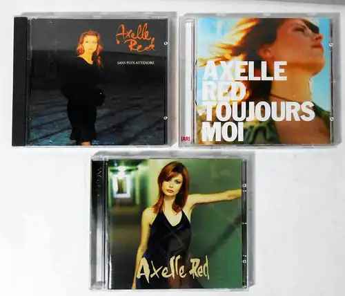 3 CD´s  Axelle Red   - Sammlung -