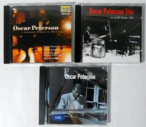 3 CD´s  Oscar Peterson   - Sammlung -