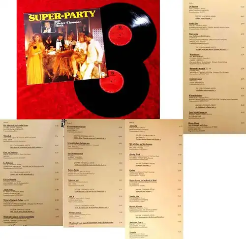 2LP Super Party mit Dieter Thomas Heck (Sonocord 28 554-4) D 1984