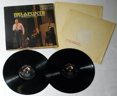 2LP Harry Belafonte At Carnegie Hall (RCA Victor LOC-6006) US 1959