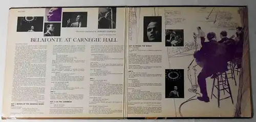 2LP Harry Belafonte At Carnegie Hall (RCA Victor LOC-6006) US 1959