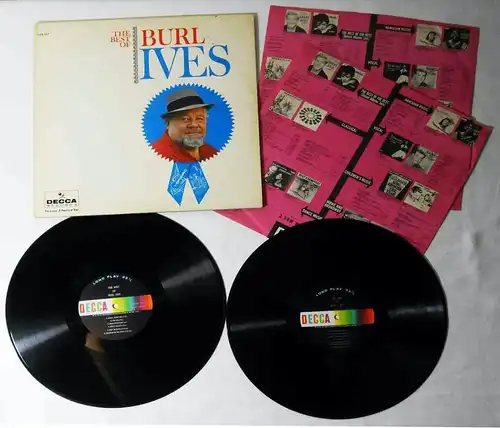 2LP Burl Ives: The Best Of Burl Ives (Decca DXB 167) US