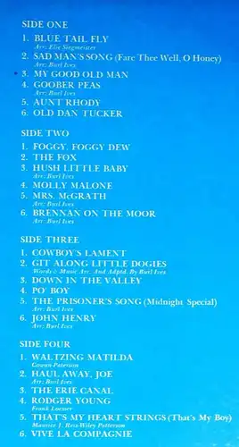 2LP Burl Ives: The Best Of Burl Ives (Decca DXB 167) US