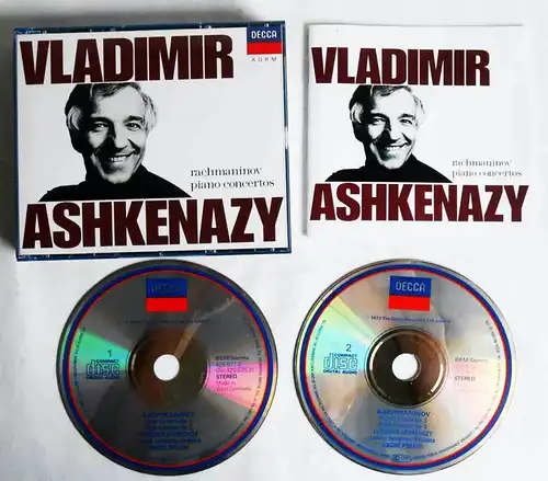 2CD Box Vladimir Ashkenazy: Rachmaninov - Piano Concertos (Decca) 1999