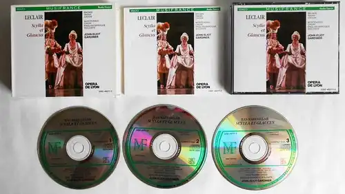 3CD Box Leclair: Scylla et Glaucus - Opera de Lyon - 1988 - John Eliot Gardiner