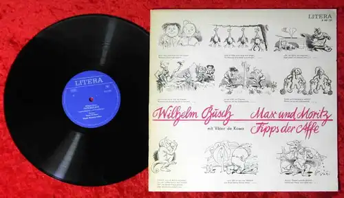 LP Viktor de Kowa: Wilhelm Busch - Max & Moritz / Fipps der Affe/(Litera 860131