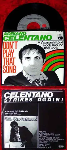 Single Adriano Celentano: Don´t play that song (Ariola 11 336) D