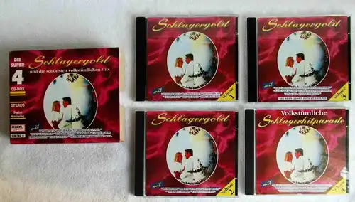 4CD Box Schlagergold & Volkstümliche Hits - Roy Black bis Zillertaler -