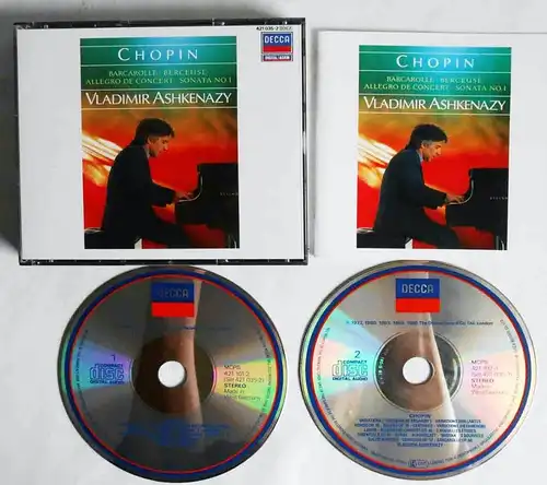 2CD Box Vladimir Ashkenazy: Chopin (Decca) 1987