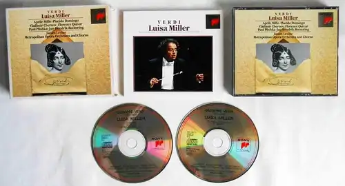 2CD Box Verdi: Luisa Miller -  Millo - Domingo - James Levine (Sony)  1992