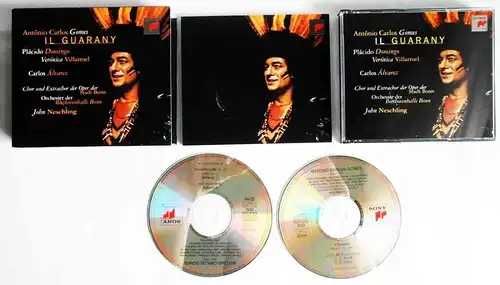 2CD Box Gomes: Il Guarany - Domingo - Alvarez - Neschling (Sony) 1995