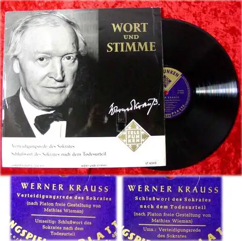 LP Werner Krauss: Verteidigungsrede des Sokrates