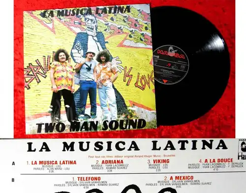 LP Two Man Sound: La Musica Latina (Hansa 201 441-320) D 1980