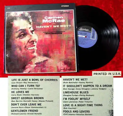 LP Carmen McRae: Haven´t we met?