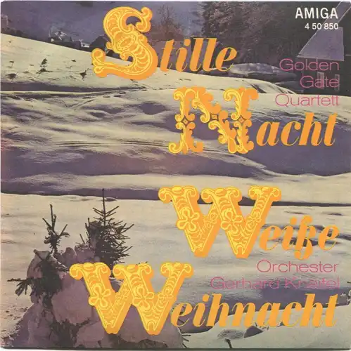 Single Golden Gate Quartet: Stille Nacht (Amiga 450 850) DDR