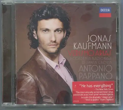 CD Jonas Kaufmann: Verismo Arias (Decca) 2010