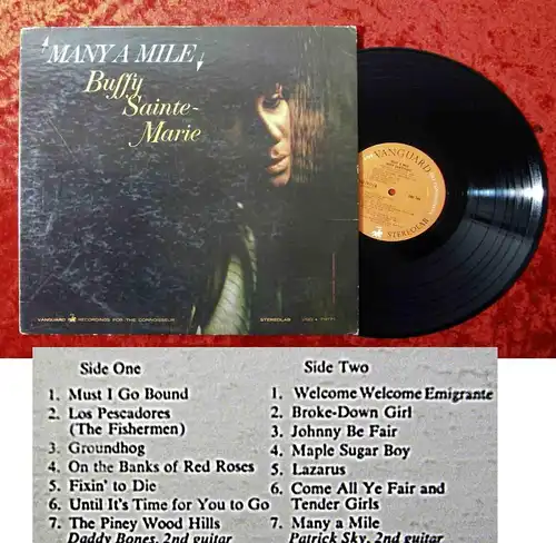 LP Buffy Sainte-Marie: Manya Mile (Vanguard VSD-79171) US