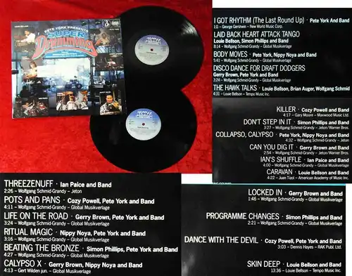 2LP Pete York presents Super Drumming (Global Direct Metal Mastering 303 088-320