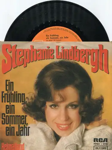 Single Stephanie Lindbergh: Ein Frühling ein Sommer ein Jahr (RCA PPBO 4159) D