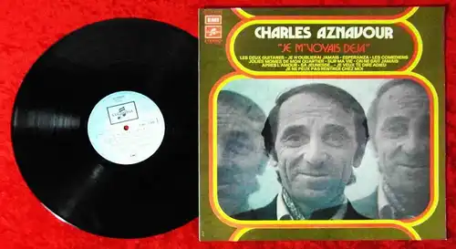 LP Charles Aznavour: Je M´Vojais Deja (EMI 2 C 064-12649) Frankreich 1973