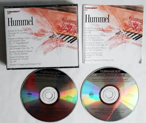2CD Box Hummel: Instrumentalkonzerte (Dureco) 1991
