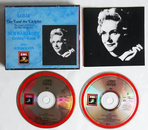 2CD Box Lehar: Das Land des Lächelns - Elisabeth Schwarzkopf Nicolai Gedda (EMI)