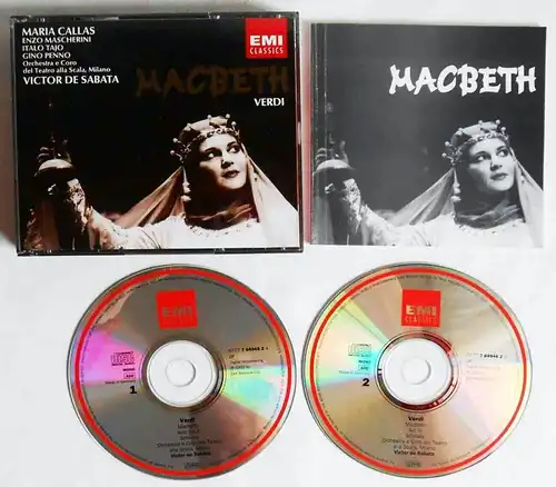 2CD Box Verdi: Macbeth - Maria Callas Victor de Sabata (EMI)