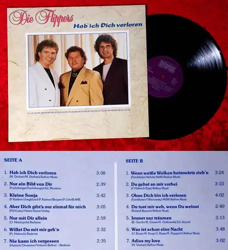LP Flippers: Hab ich Dich verloren (Bellaphon 250-01-004) D 1989