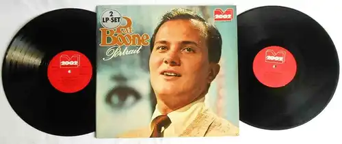2LP Pat Boone: Portrait (2002 Metronome DALP 2/1950) D 1975