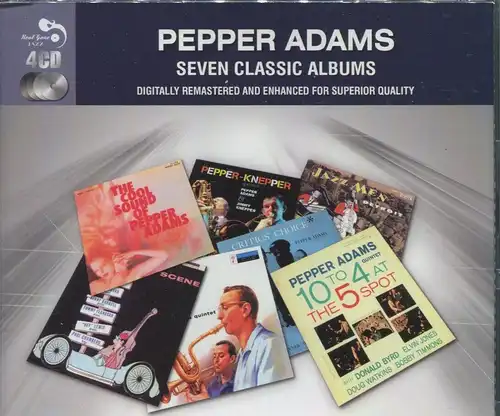 4CD Pepper Adams: Seven  Classic Albums