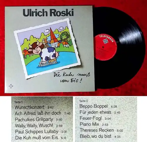 LP Ulrich Roski: Die Kuh muß vom Eis! (Telefunken 623 995 AS) D 1979