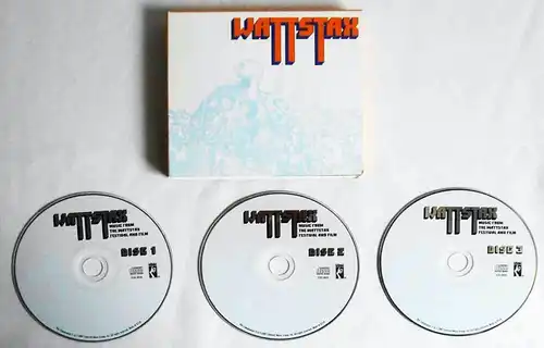 3CD Set Wattstax (Stax) 2007 - Music from the Festival & Film - 1972
