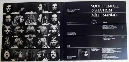 LP Volker Kriegel & Spectrum: Mild Maniac (BASF MPS 21 22020-6) D 1974