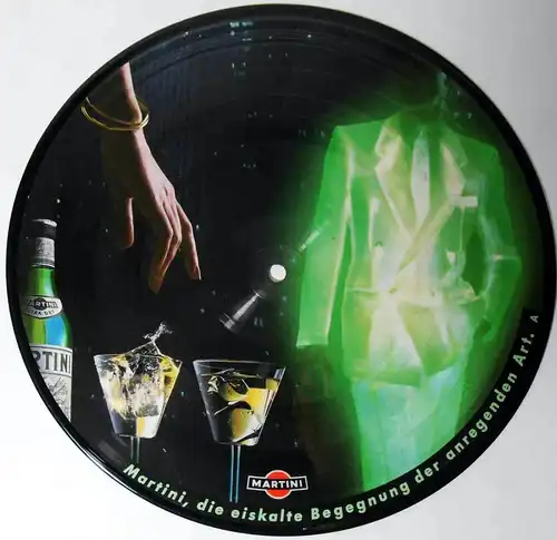 LP Picture Disc Eiskalte Begegnung der anregenden Art - Martini Werbeplatte