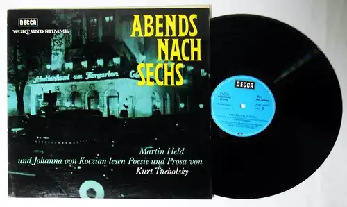 LP Abends nach Sechs - Martin Held & Johanna von Koczian lesen Tucholsky -