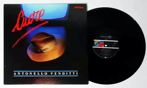 LP Antonello Venditti: Cuore (Ultraphone 625977 AP) D 1984