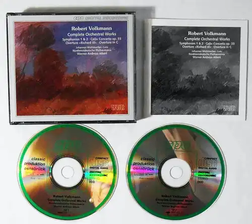 2CD Box Robert Volkmann: Complete Orchestral Works (CPO) 1994