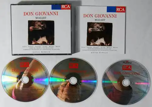 3CD Box Mozart: Don Giovanni (RCA) Rafael Kubelik (1995)